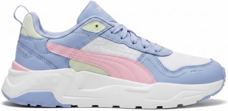 PUMA Trinity 2 LT Jr Unisex Sneakers White-Pink Shimmer-Intense Lavender