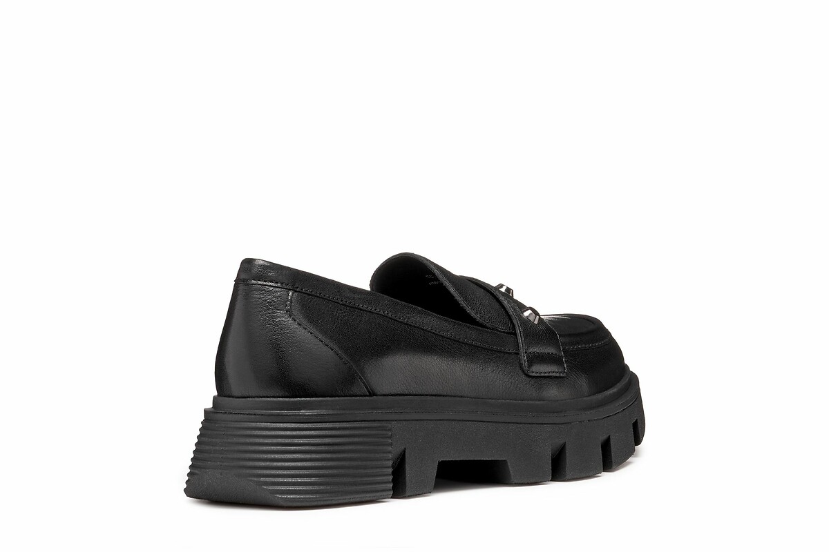 GEOX<br>Mocassins de couro respirável