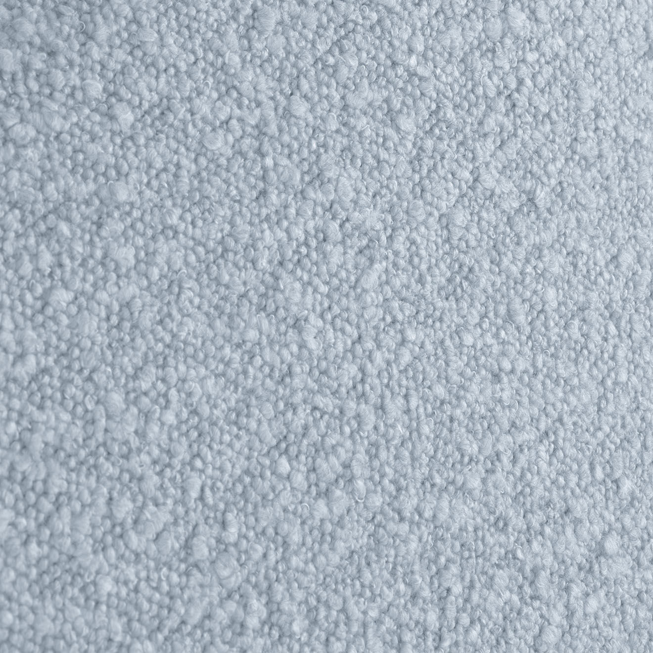 Maison Héritage Cadre avec tête de lit Maia velours bouclé bleu clair - 160x200 cm