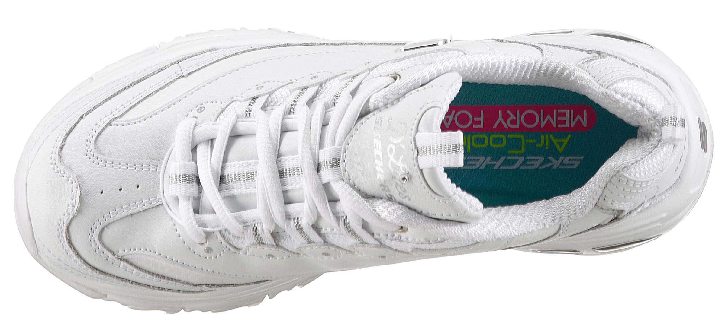 Skechers Sneaker »D´Lites-Fresh Start«  Freizeitschuh, Halbschuh, Schnürschuh mit Bio-Dri-Ausstattung