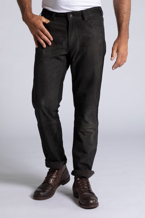 Lederhose, Regular Fit, 5-Pocket, Büffelleder