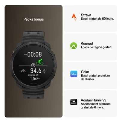 Montre Connectée Multisports Polar Vantage M3 Night Black