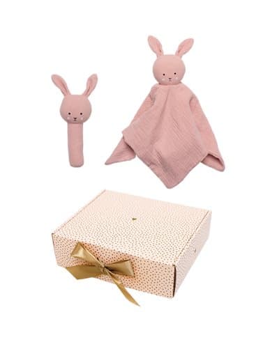 Babygave Bunny rangle rosa Jabadabado