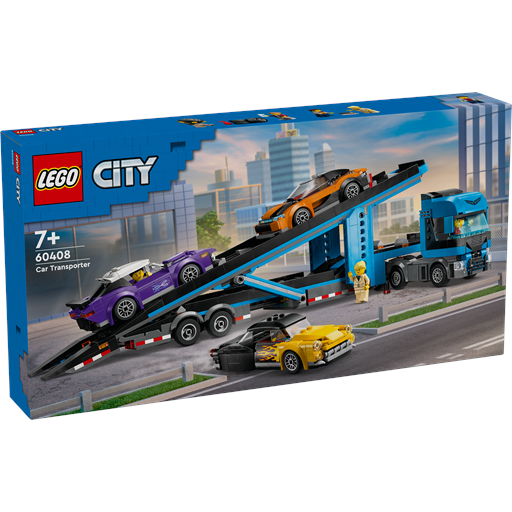 LEGO City Biltransport Med Sportsvogne - 60408