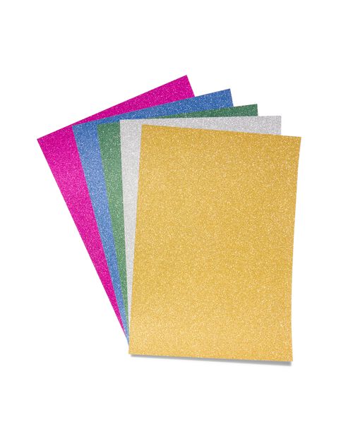 20 feuilles de papier scintillant A4