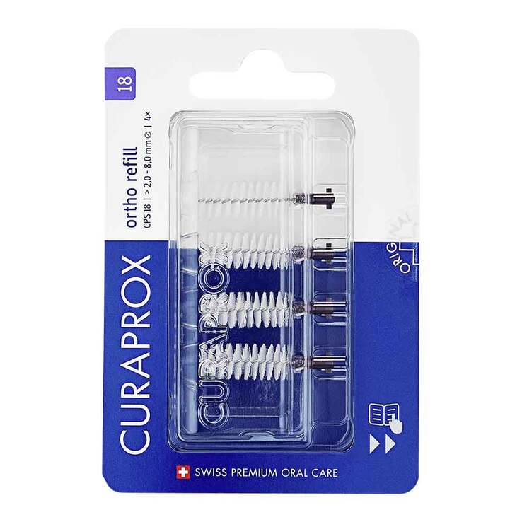 Curaprox Cps 18 Interdentalbürste ortho 2,3 - 8 mm, 4 St