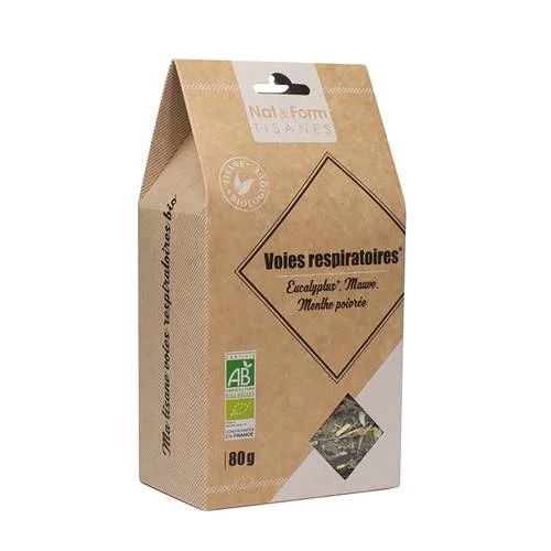 Tisane Voie Respiratoire Bio Nat&Form - 80g