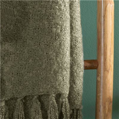 Plaid à franges - 240 g/m²