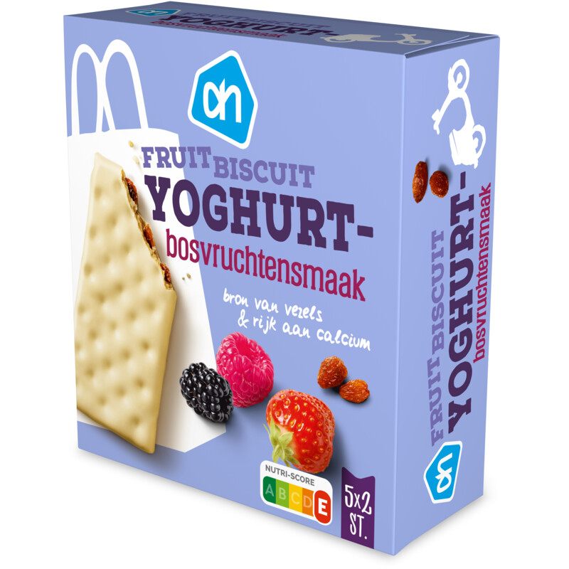 AH Fruitbiscuit yoghurt bosvruchtensmaak