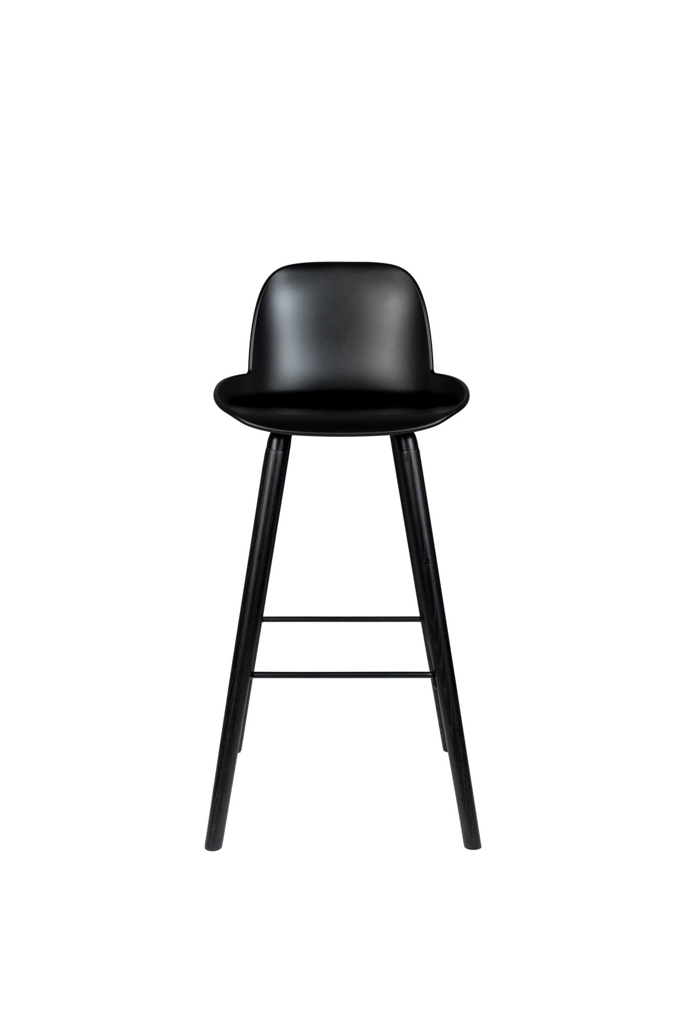 Barkruk Albert Kuip  (zithoogte 65 cm) zwart - set van 2