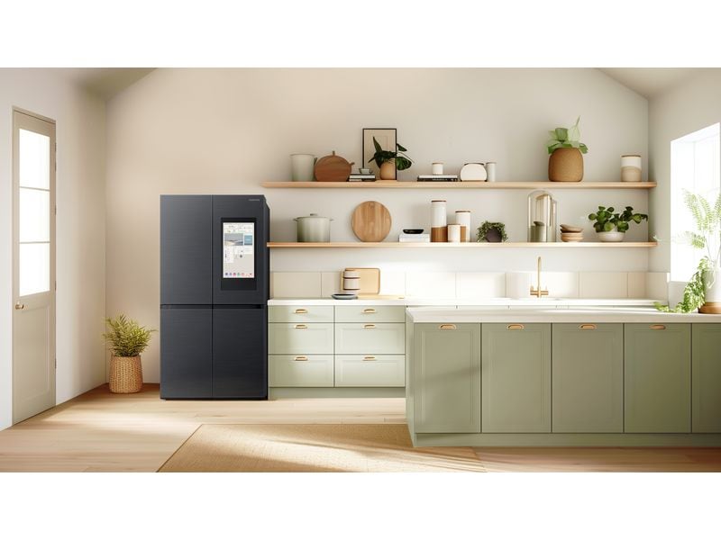 Samsung Foodcenter RF9000D French Door AI Family Hub Anthra Side by Side Kühl- und Gefrierteil