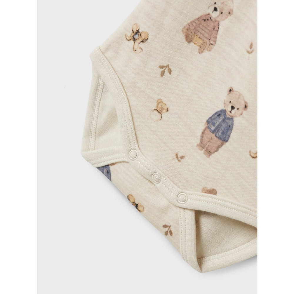 Køb Name It Peyote Melange Bear Nbnwup Wo/Co Ls Body