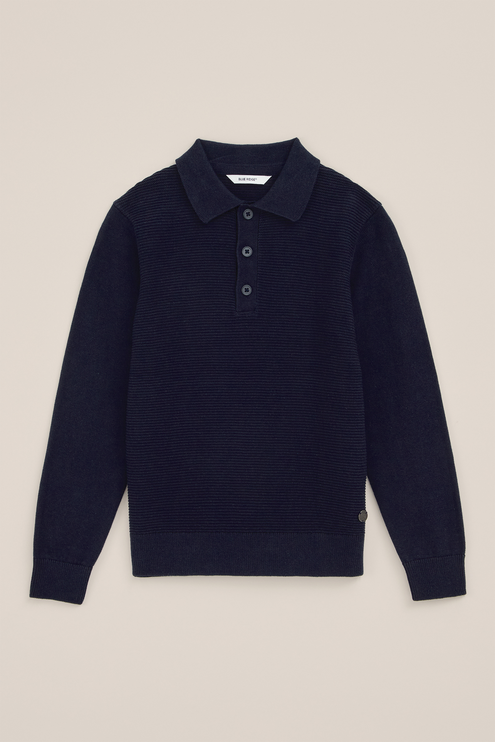 Jongens trui met structuur Blue Ridge Marineblauw