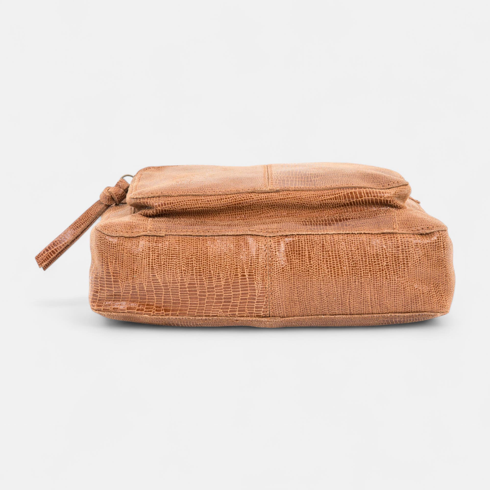 Sac bandoulière en cuir cognac
