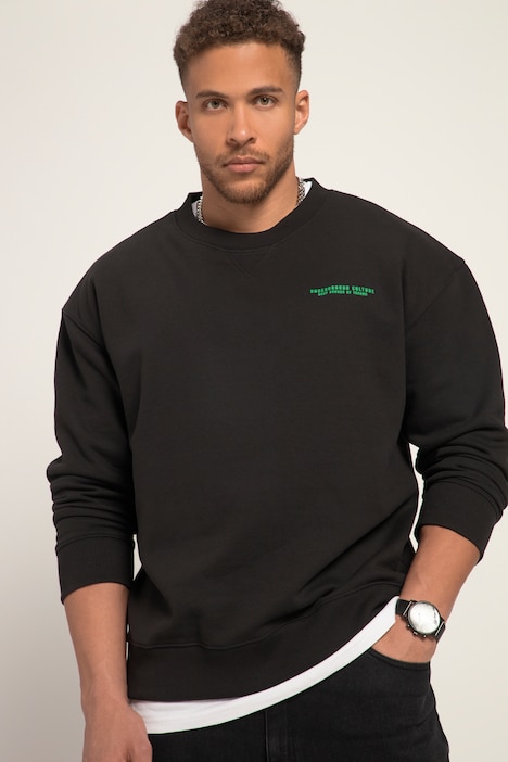 STHUGE Sweatshirt, Langarm, Relaxed Fit, Rückenprint, bis 8 XL