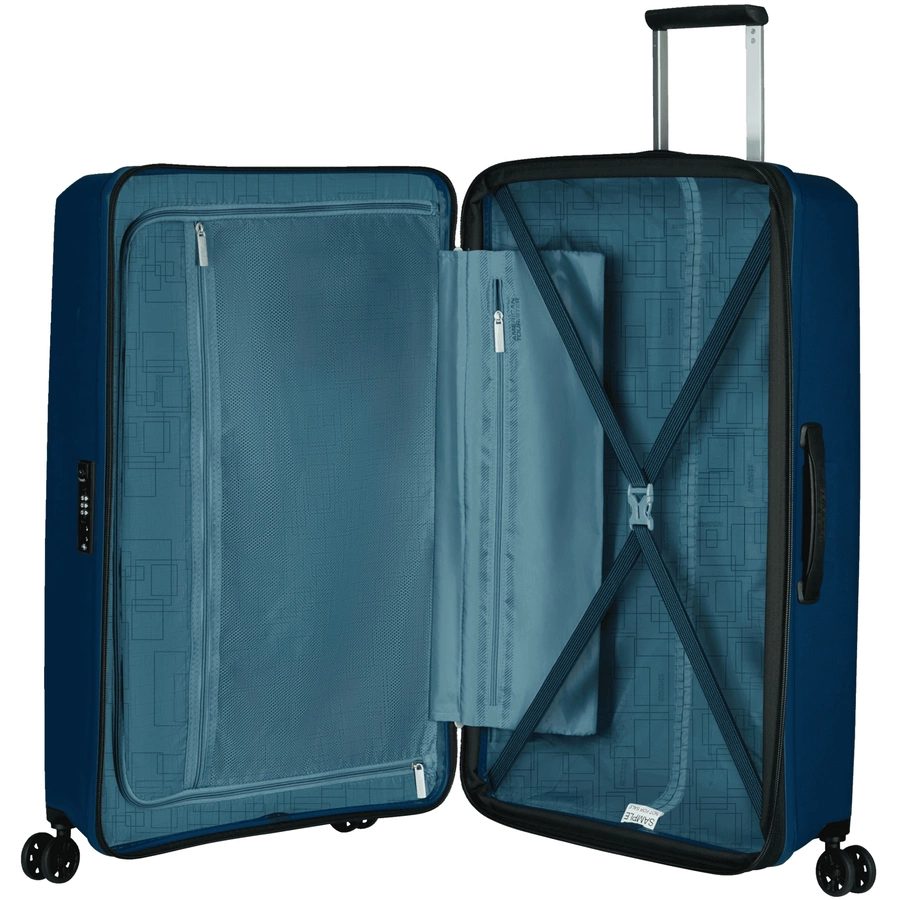 American Tourister Aerostep - 4-Rollen-Trolley M 67 cm erw. navy blue