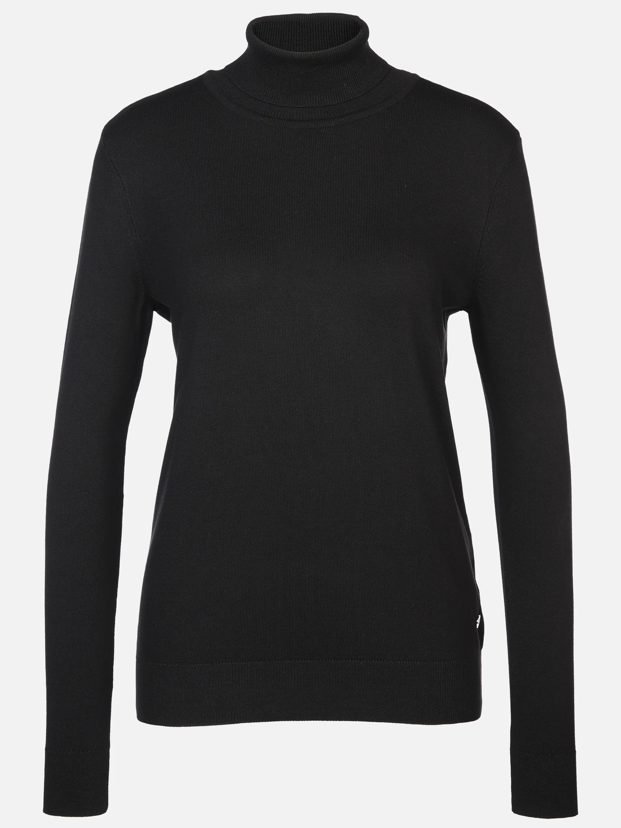 Damen Rollkragen Pullover unifarben