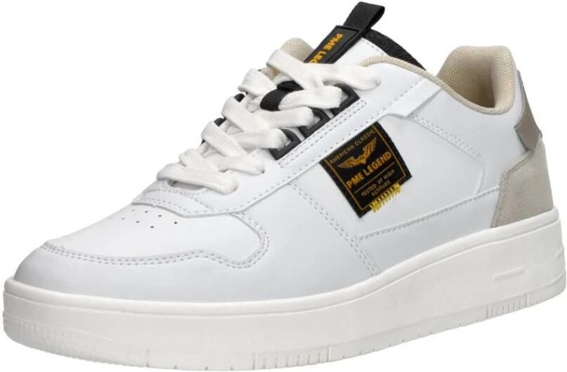 PME Legend Stijlvolle witte sneaker voor heren Multicolor Heren