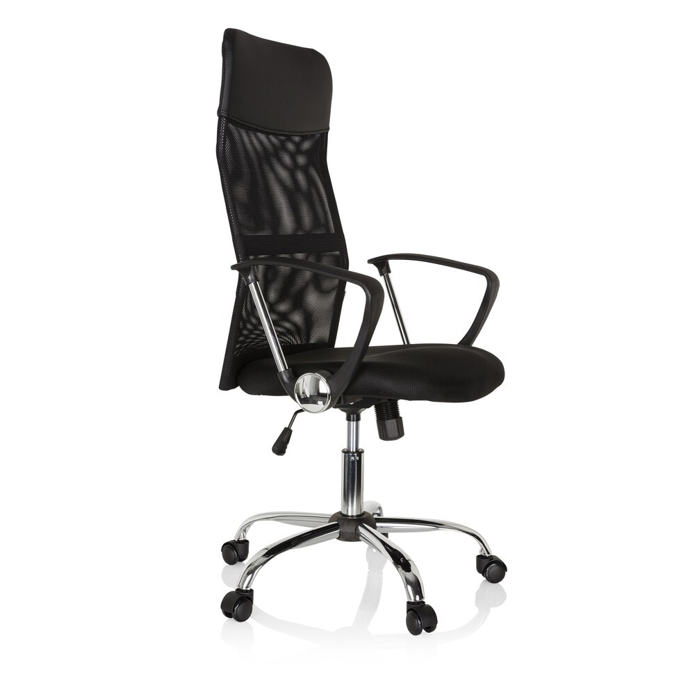 Home Office Chefsessel PURE NET Kunstleder/Netzstoff mit Armlehnen hjh OFFICE