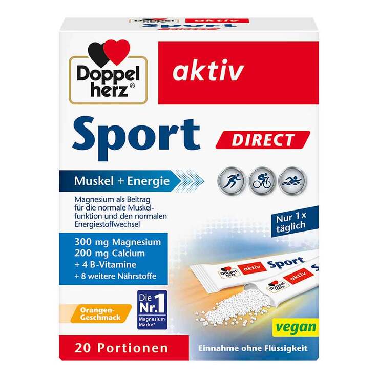 Doppelherz Sport Vitamine+Mineralien Direct Pellets, 20 St