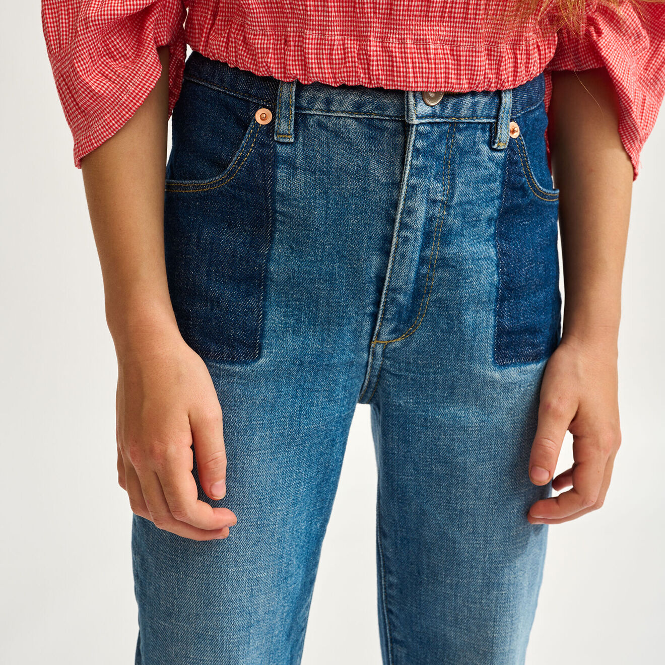 Bellerose Jean flare Pinna bleu