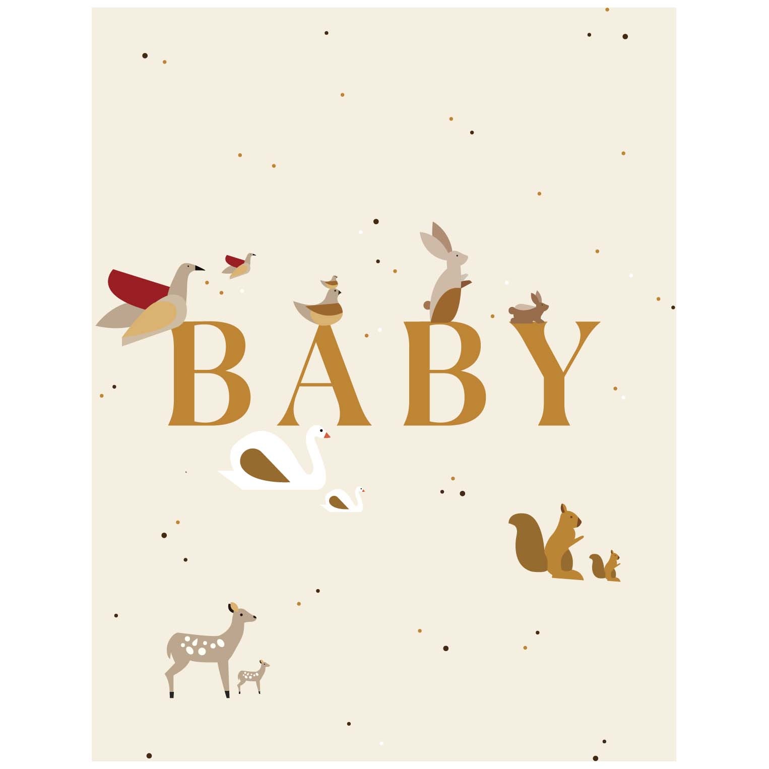 Saskia Rasink wenskaart Baby multi - shop nu - Prénatal