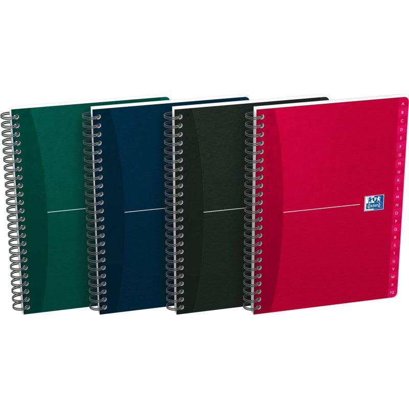 Répertoire alphabétique spirale Oxford Office Essentials 14,8 x 21 cm 180 pages