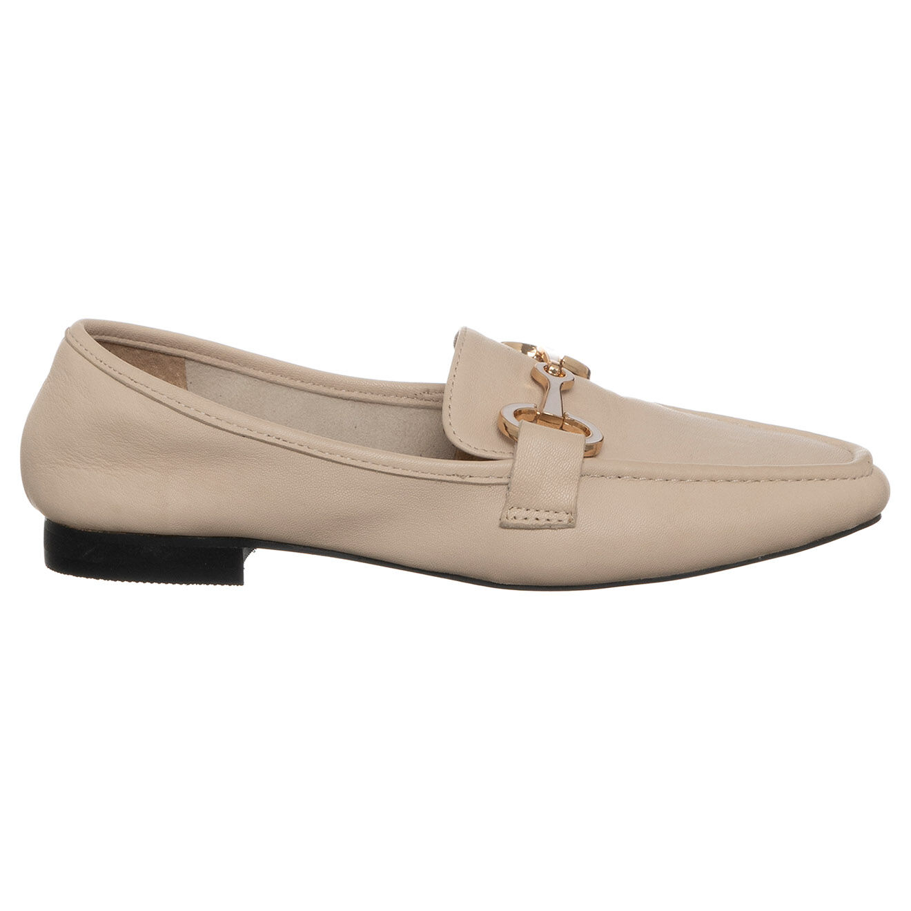 Loretta by Loretta Mocassins en Cuir Bérénice  beiges