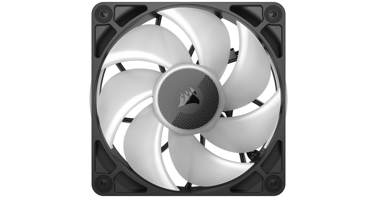CorsairRX120 MAX RGB case fans  (Zwart, 3 stuks, 120 x 120 x 30 mm, PWM)