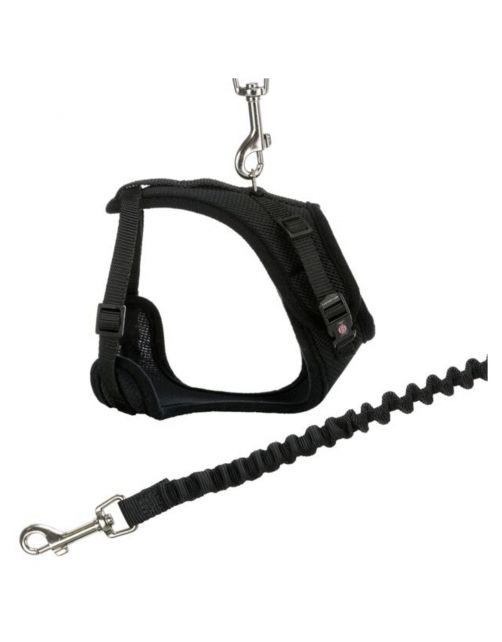 Trixie Kattentuig Mesh Y-Vorm Met Elastische Riem - Kattenharnas - 39-60 cm Assorti