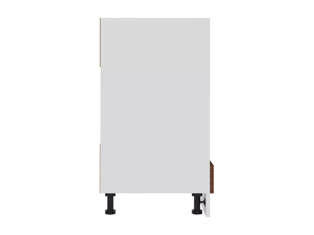 Armoire à four Chêne marron 60x46x81,5 cm Bois d'ingénierie
