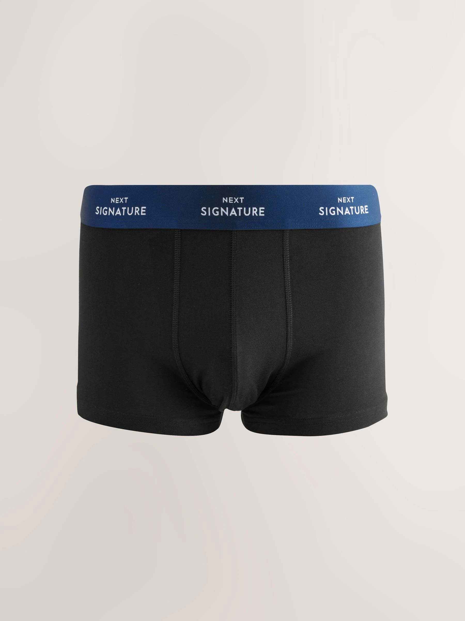 Zwarte blauwe taillebanden - Motionflex Signature hipster boxers