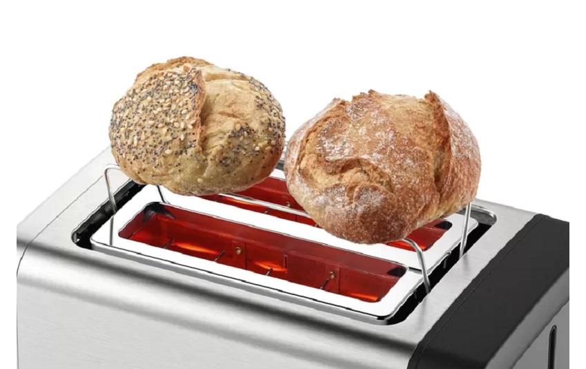 Toaster DesignLine Schwarz/SilberKlassischer Toaster