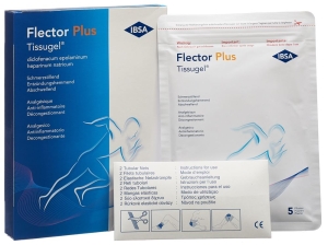 FLECTOR Plus Tissugel Pflaster, 10 Stück