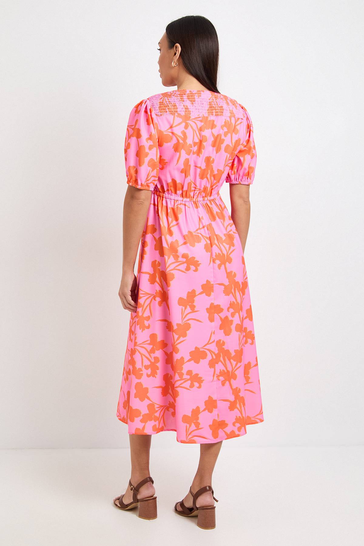Wallis Robe À Thé Florale D'été