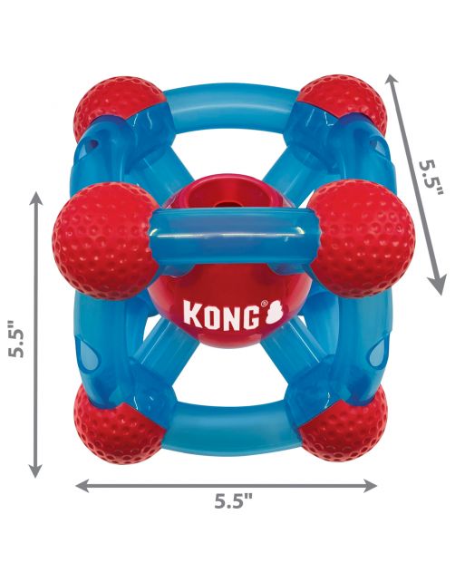 Kong Rewards Tinker - Hondenspeelgoed - Blauw Rood Medium\/Large