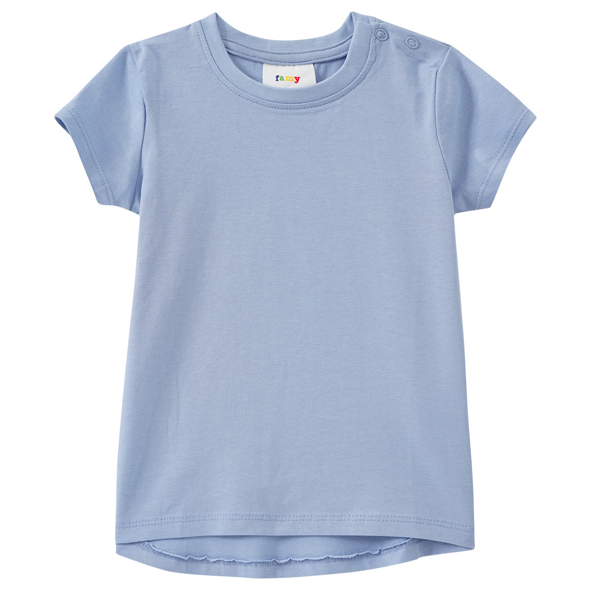 Famy 3 Baby T-Shirts im Basic-Look dunkelblau / hellblau / hellrosa