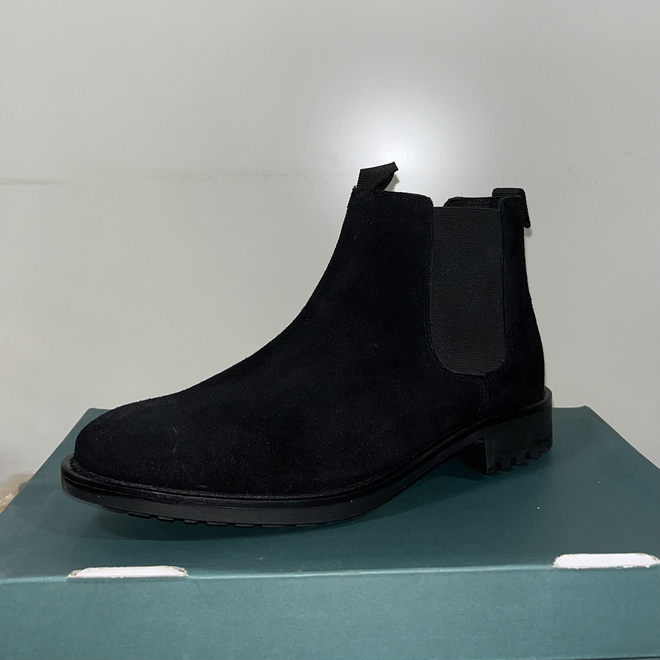 Noodles - Chelsea Boot Suede Black