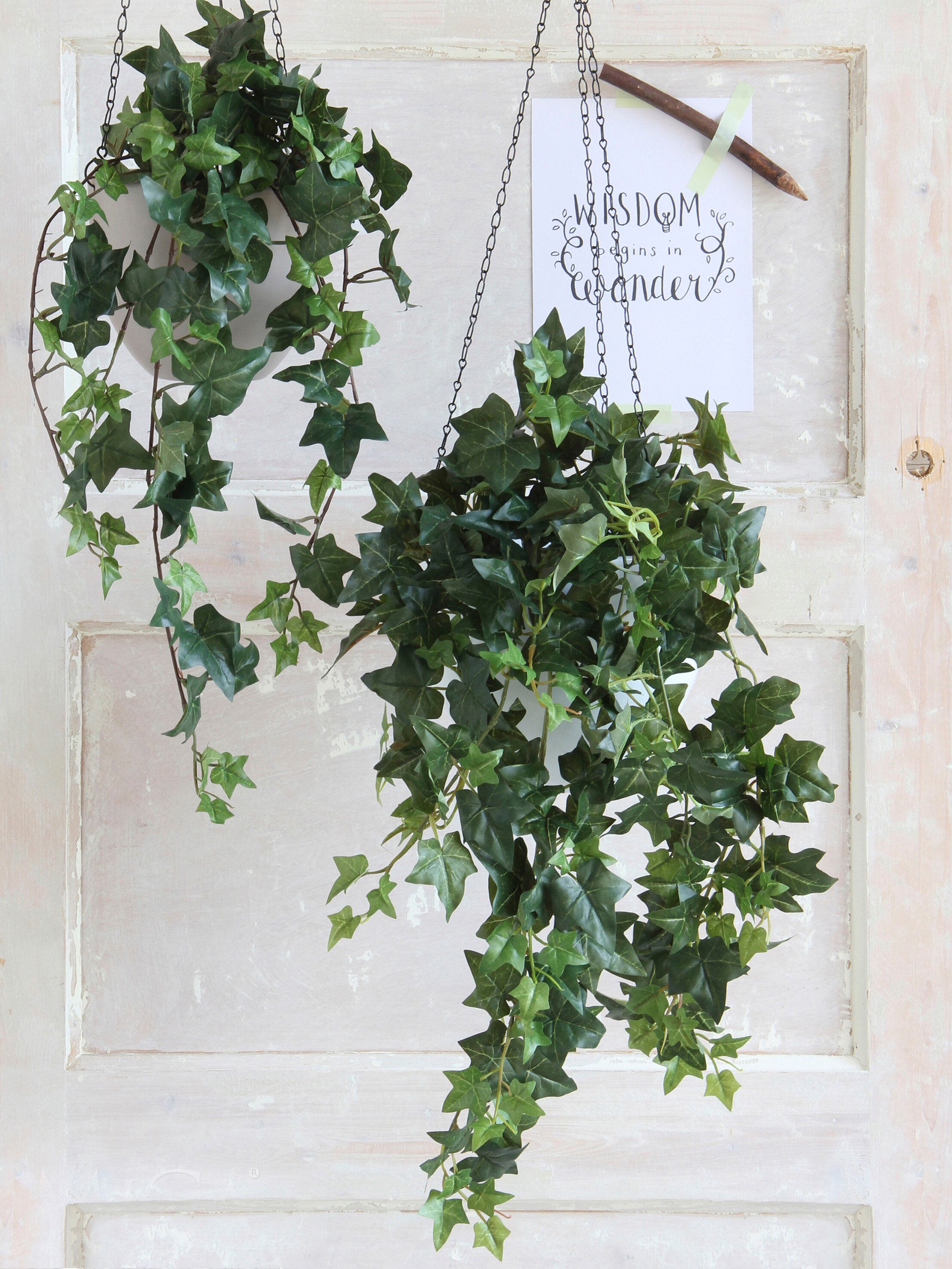 Mica Decorations Kunstplant - klimop - Hedera - in pot - 45 cm
