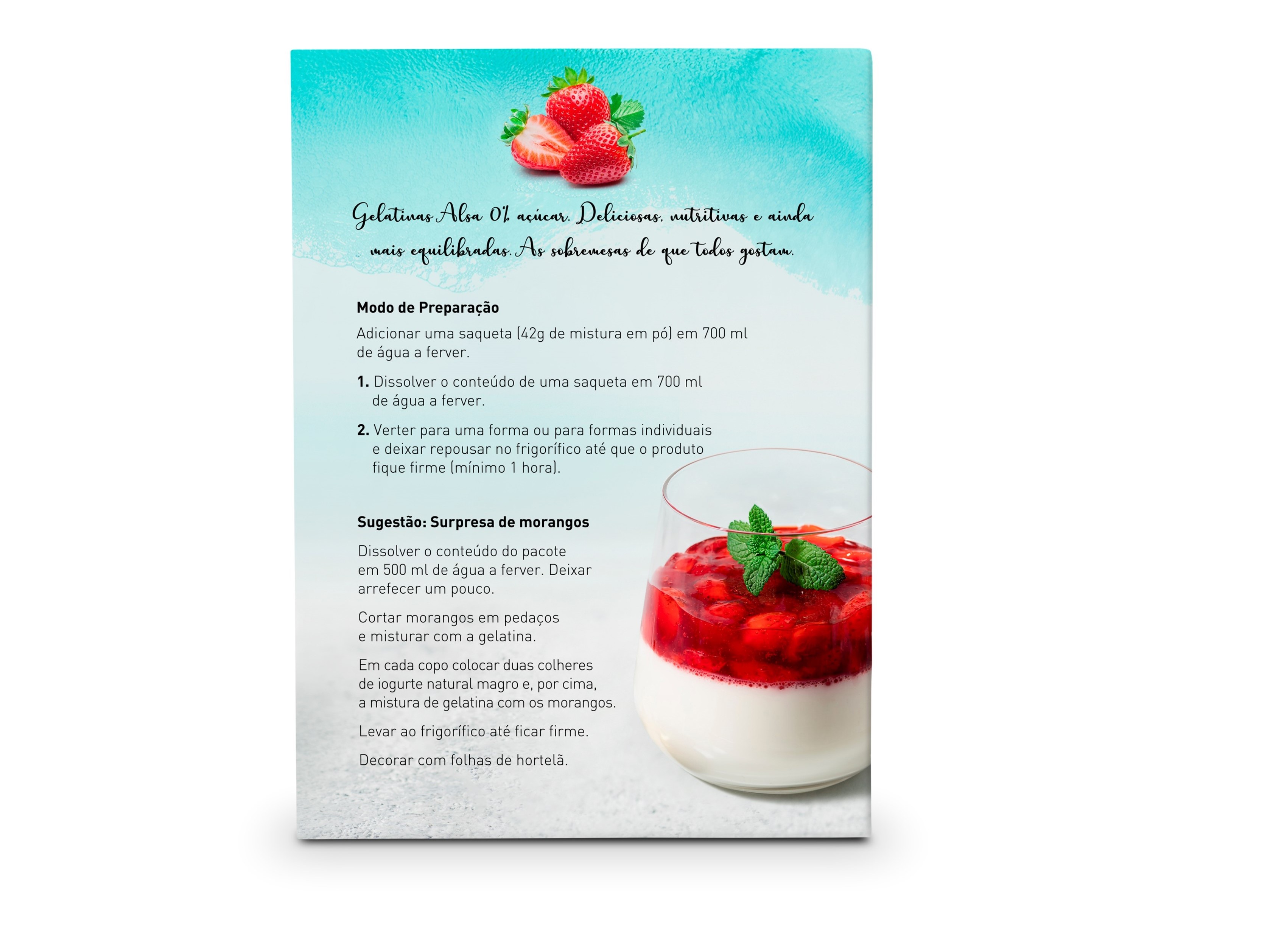 GELATINAS ALSA 0% MORANGO 42G