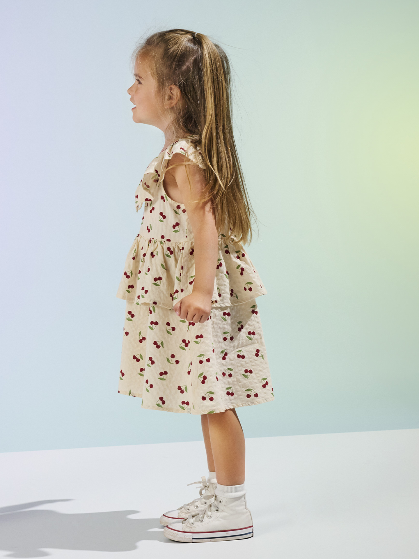Cerise Layered Dress