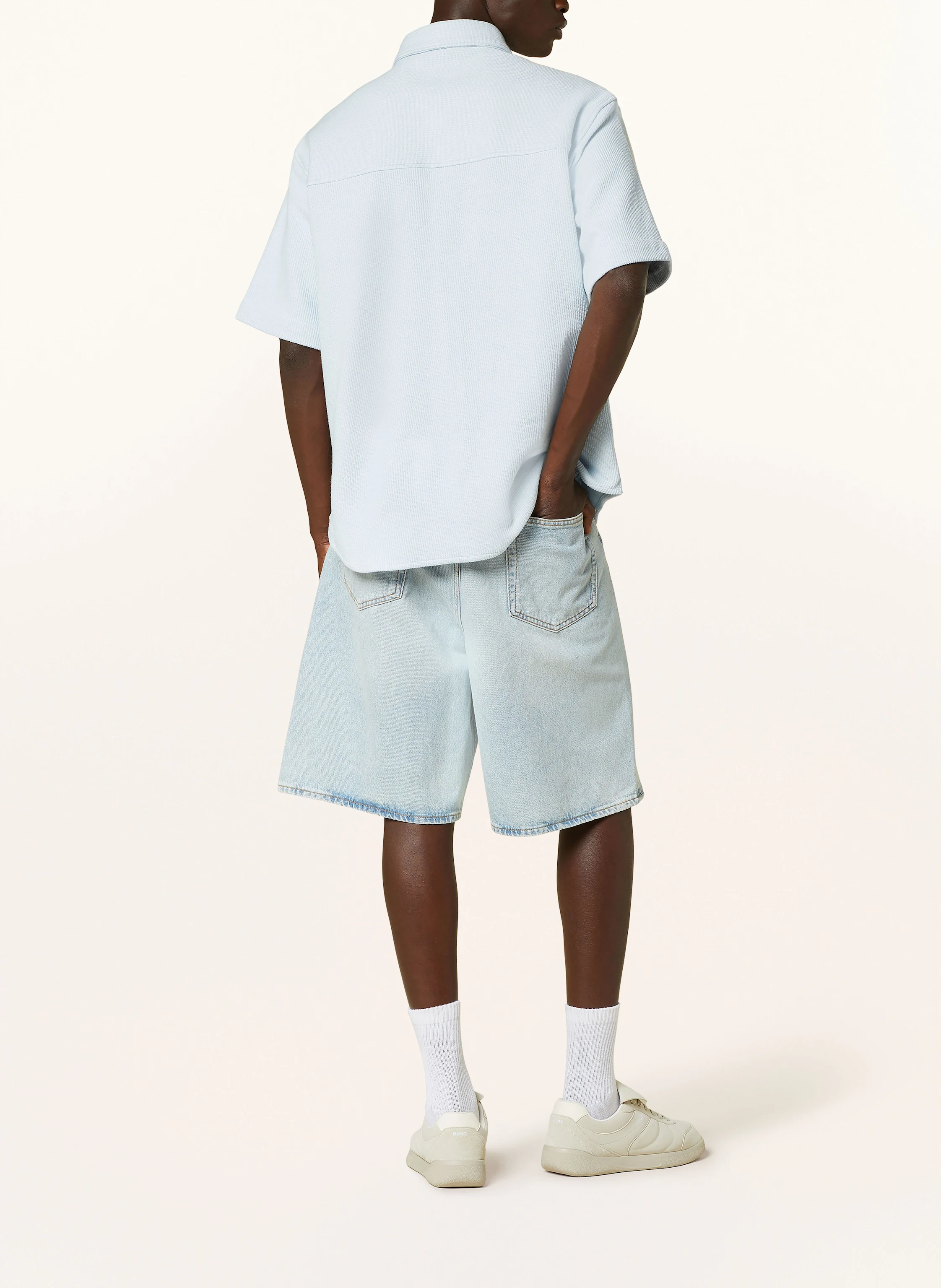 HUGO BLUE Kurzarm-Hemd EBRONN Comfort Fit