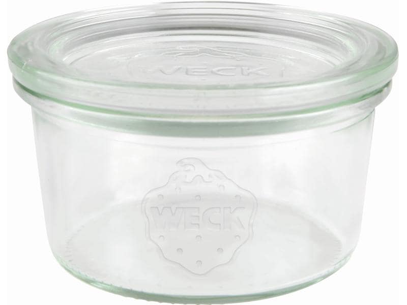 Weck Einmachglas 165 ml, 12 Stück Einmachgläser Set mit Deckel