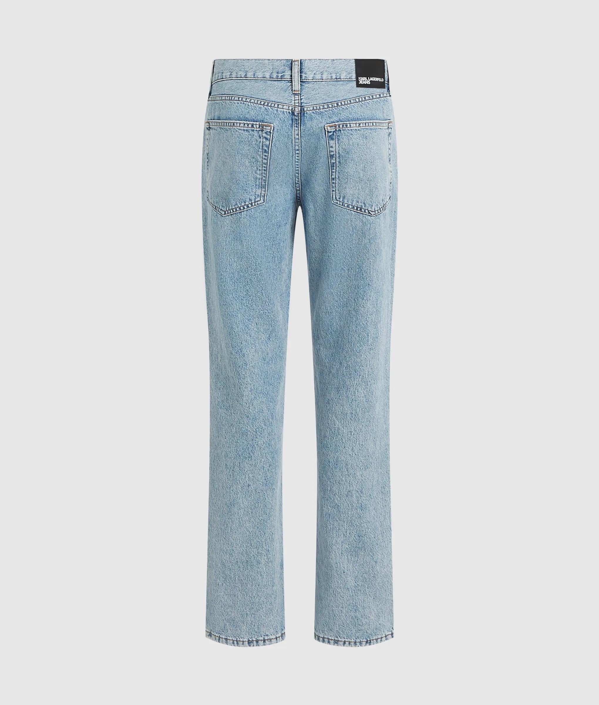 Rechte gebleekte jeans