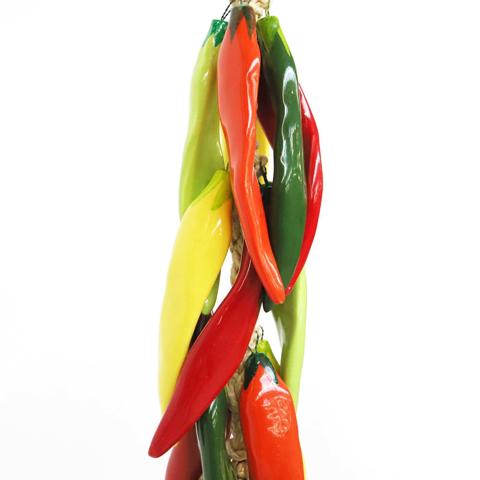 17er Peperoni-Zopf Keramik, multicolor, H 65 cm, B 11 cm, L 11 cm von fischer's lagerhaus