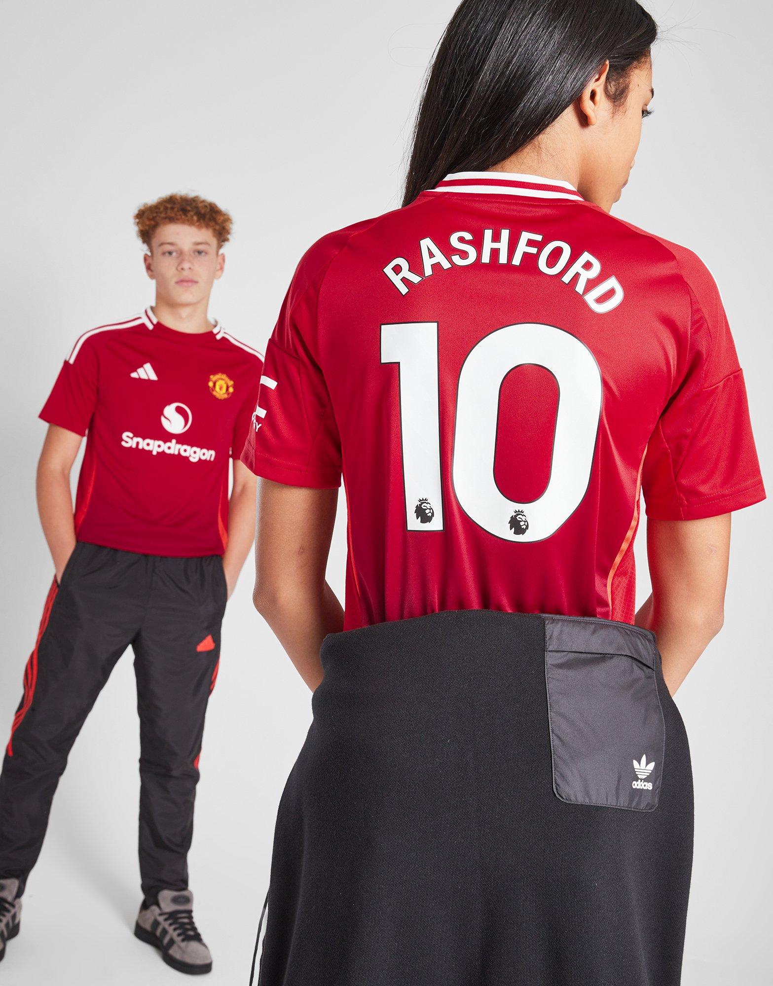 adidas Manchester United 24/25 Rashford #10 Home Shirt JR