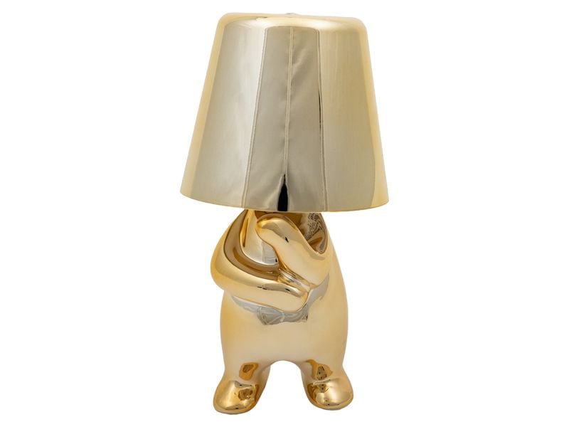 COCON LED Stimmungslicht THINKER Gold Portable Akku-Tischleuchte