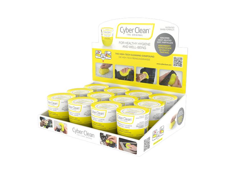 Cyber Clean Reinigungset Modern Cup Display mit 12 Stück Desinfektion Zwischenräume / Desinfektionsmittel