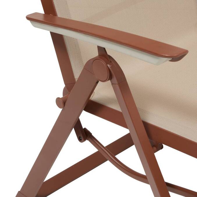 Fauteuil de jardin DECIMA Lin / Acajou
