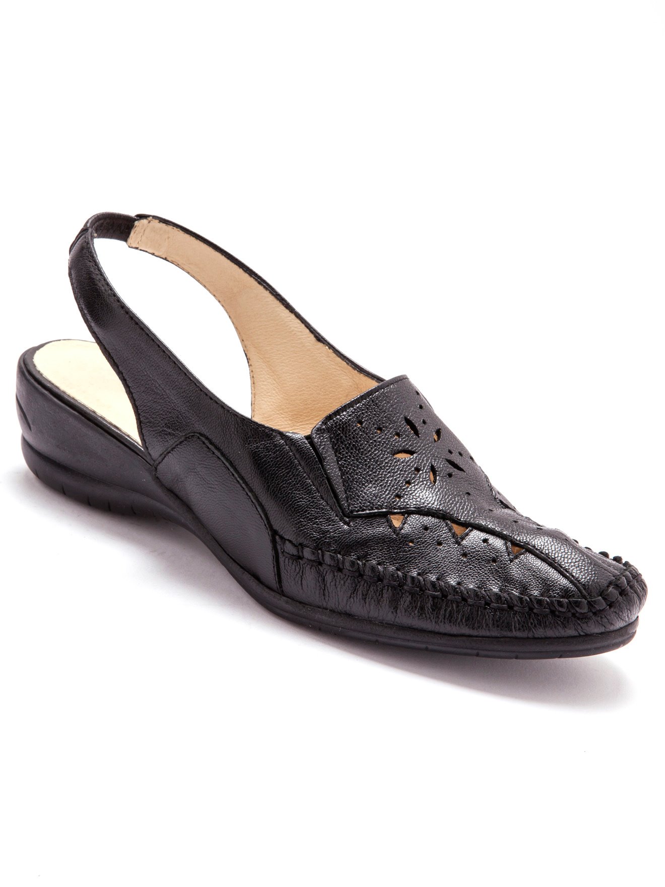 Sandales ajourées talon 4cm